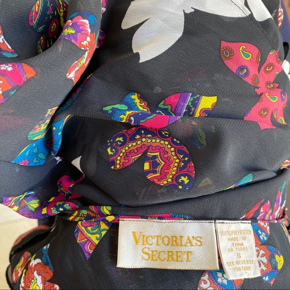 Victoria Secret Vintage 90s Butterfly Duster Robe - Picture 8 of 8
